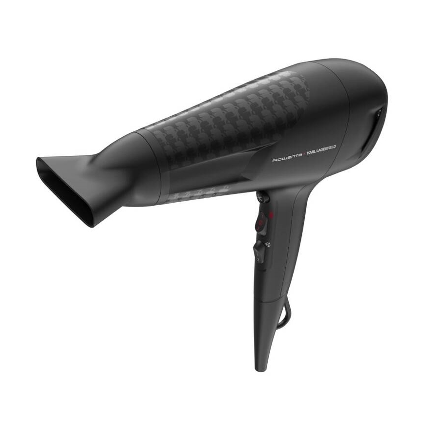 Rowenta - Matu fēns KARL LAGERFELD STUDIO DRY 2100W/230V melna