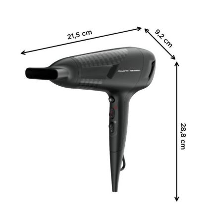 Rowenta - Matu fēns KARL LAGERFELD STUDIO DRY 2100W/230V melna