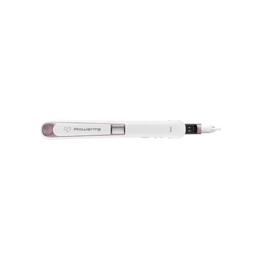Rowenta - Matu taisnotājs ar LCD ekrānu PREMIUM CARE 32W/230V rozā/balta