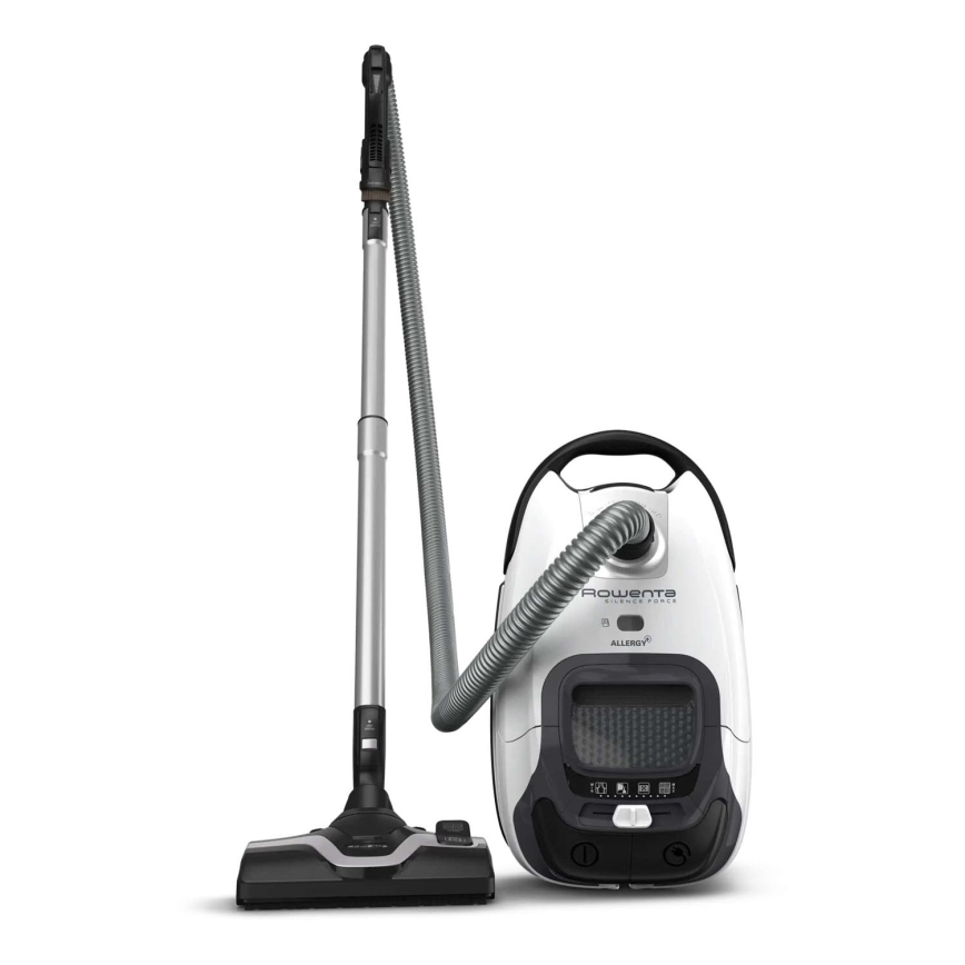 Rowenta - Putekļu sūcējs ar maisiņu SILENCE FORCE ALLERGY+ 4,5l 400W/230V melns/balts