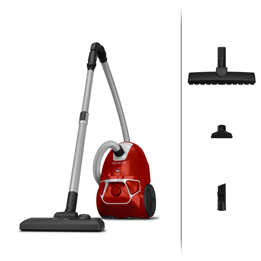 Rowenta - Putekļu sūcējs ar maisu COMPACT POWER 750W/230V sarkana