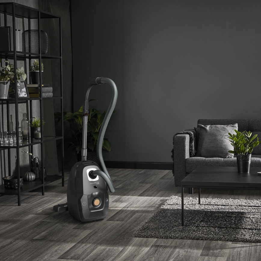 Rowenta - Putekļu sūcējs ar maisu ZAĻŠ FORCE EFFITECH ECO TOTAL CLEAN 400W/230V melna