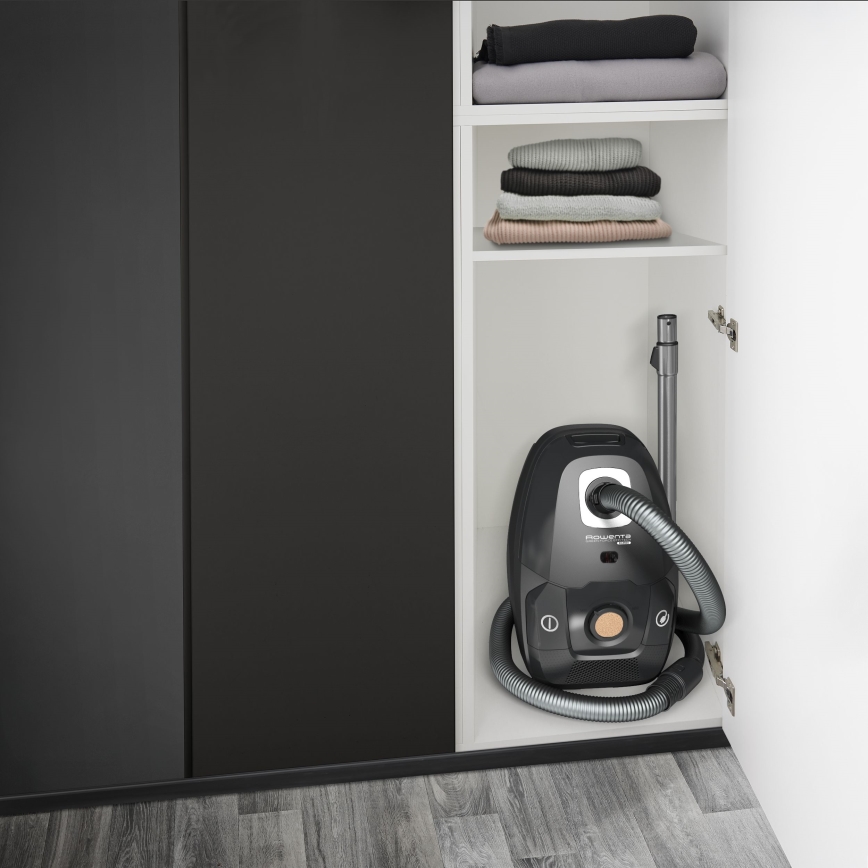 Rowenta - Putekļu sūcējs ar maisu ZAĻŠ FORCE EFFITECH ECO TOTAL CLEAN 400W/230V melna