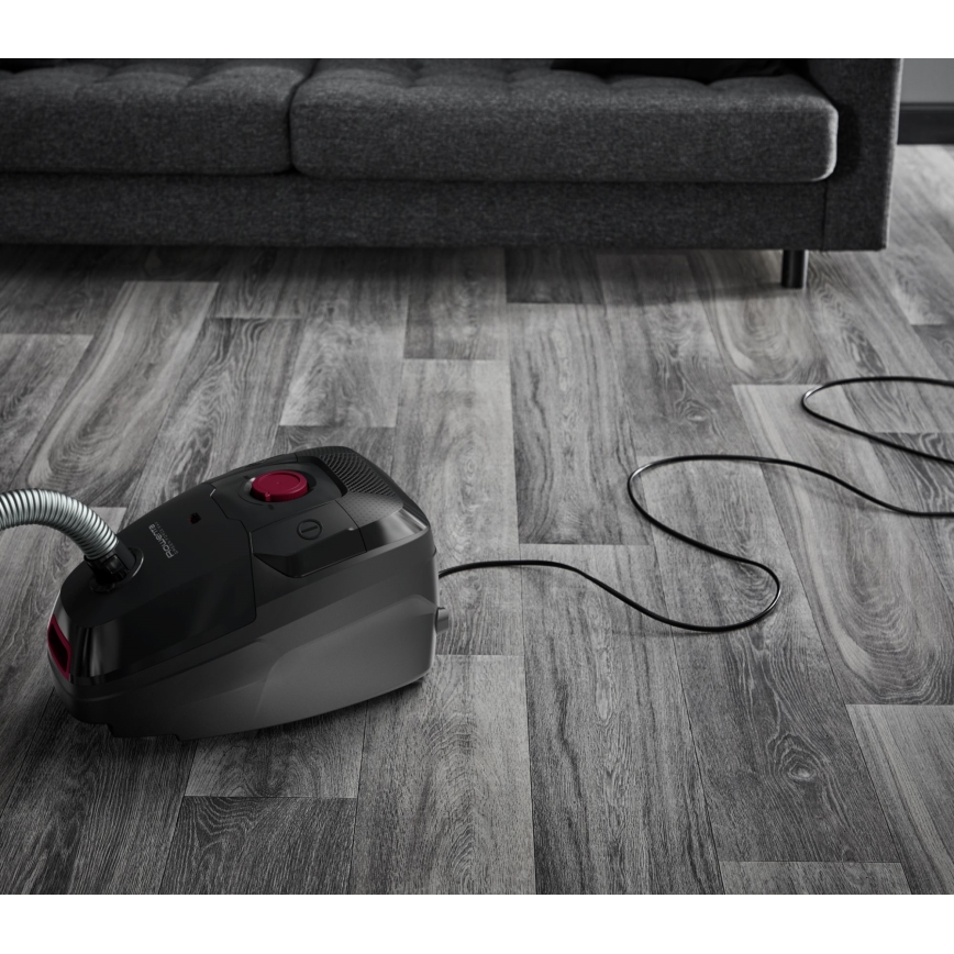 Rowenta - Putekļu sūcējs ar maisu ZAĻŠ FORCE MAX ECO TOTAL CLASSIC 900W/230V melna