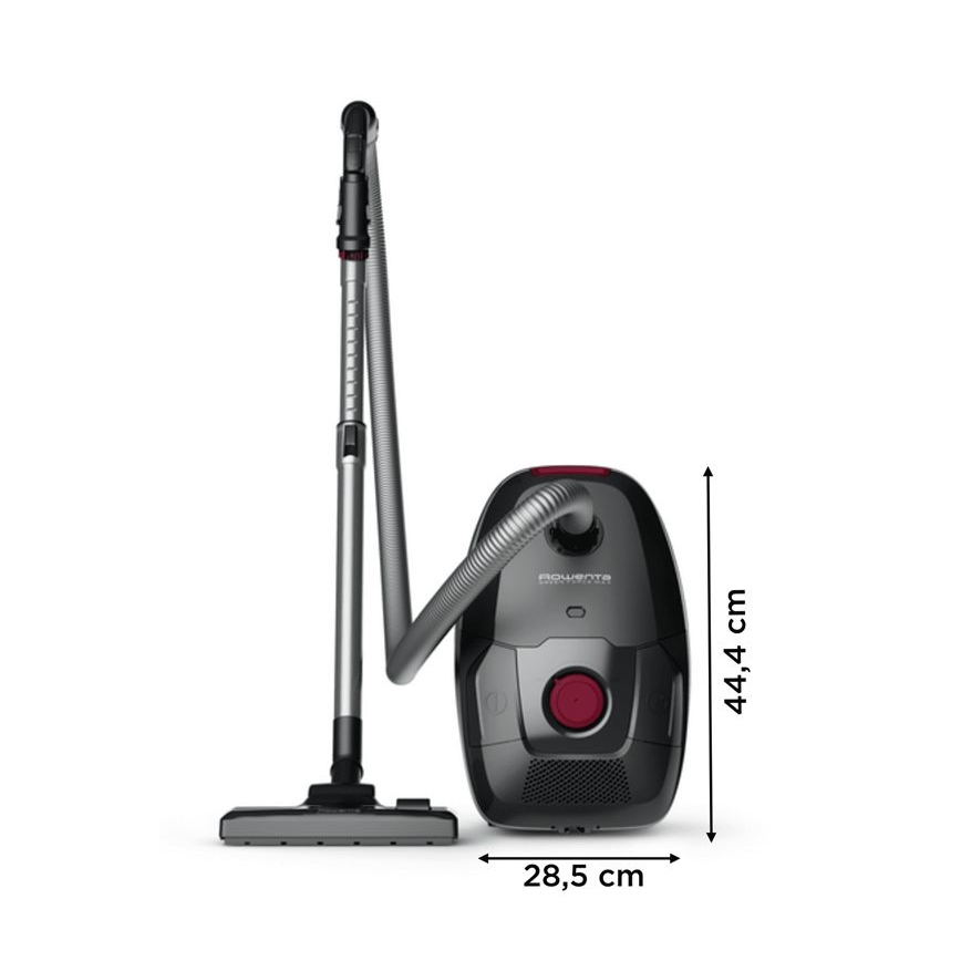 Rowenta - Putekļu sūcējs ar maisu ZAĻŠ FORCE MAX ECO TOTAL CLASSIC 900W/230V melna
