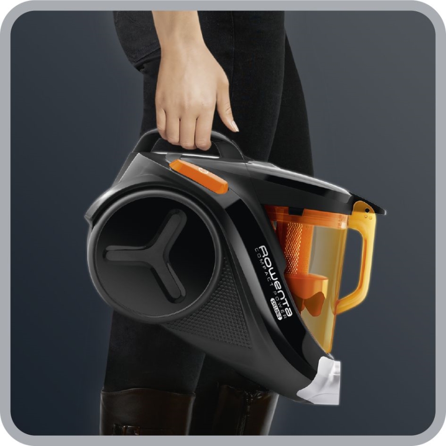 Rowenta - Putekļu sūcējs bez maisa COMPACT POWER 1,5l 750W/230V melna/oranža