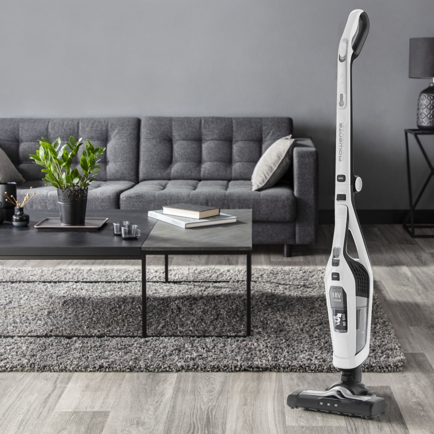 Rowenta - Putekļu sūcējs DUAL FORCE 2IN1 100W/18V 2500 mAh balta