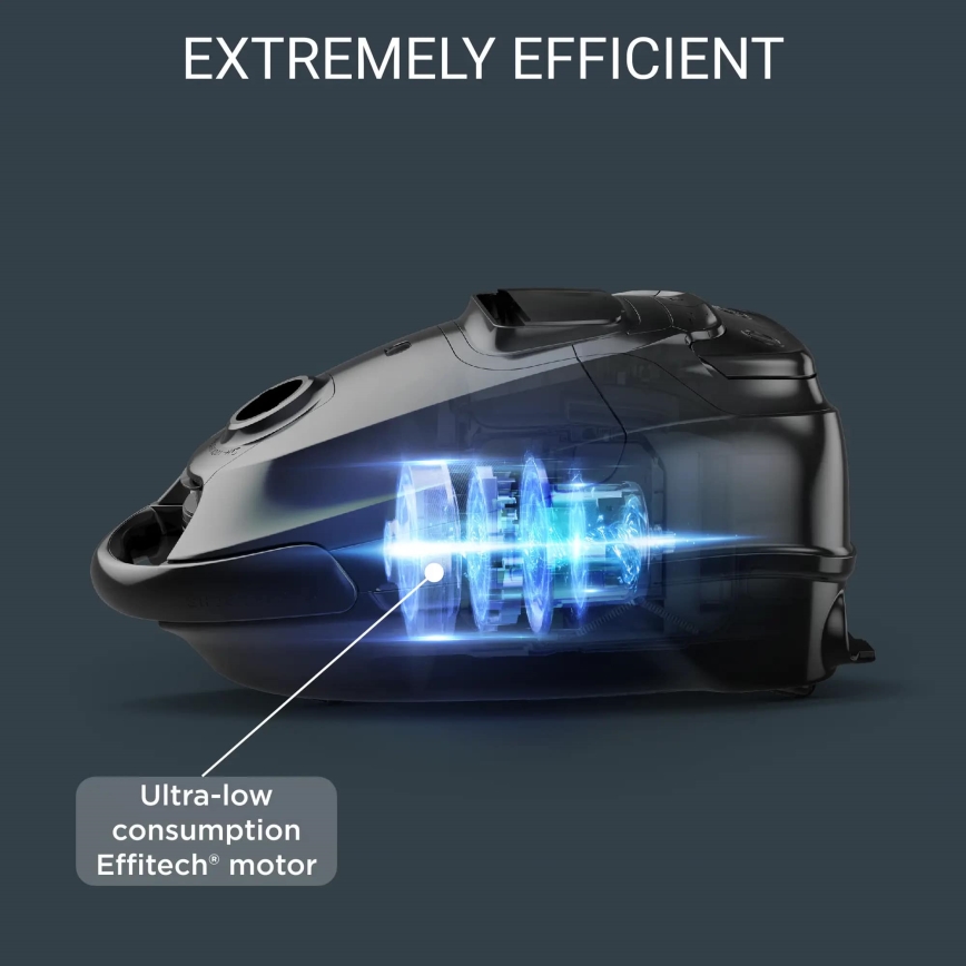 Rowenta - Putekļu sūcējs ar maisiņu SILENCE FORCE ALLERGY+ 4,5l 400W/230V melns/balts