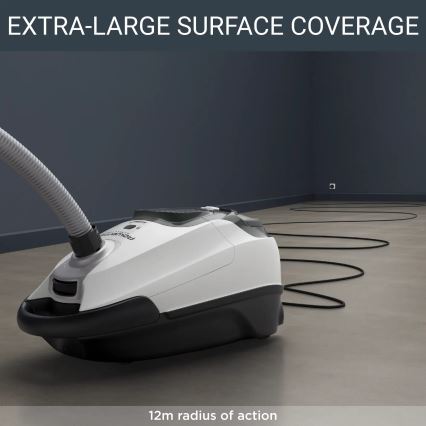 Rowenta - Putekļu sūcējs ar maisiņu SILENCE FORCE ALLERGY+ 4,5l 400W/230V melns/balts