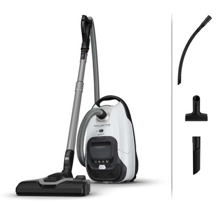 Rowenta - Putekļu sūcējs ar maisiņu SILENCE FORCE ALLERGY+ 4,5l 400W/230V melns/balts