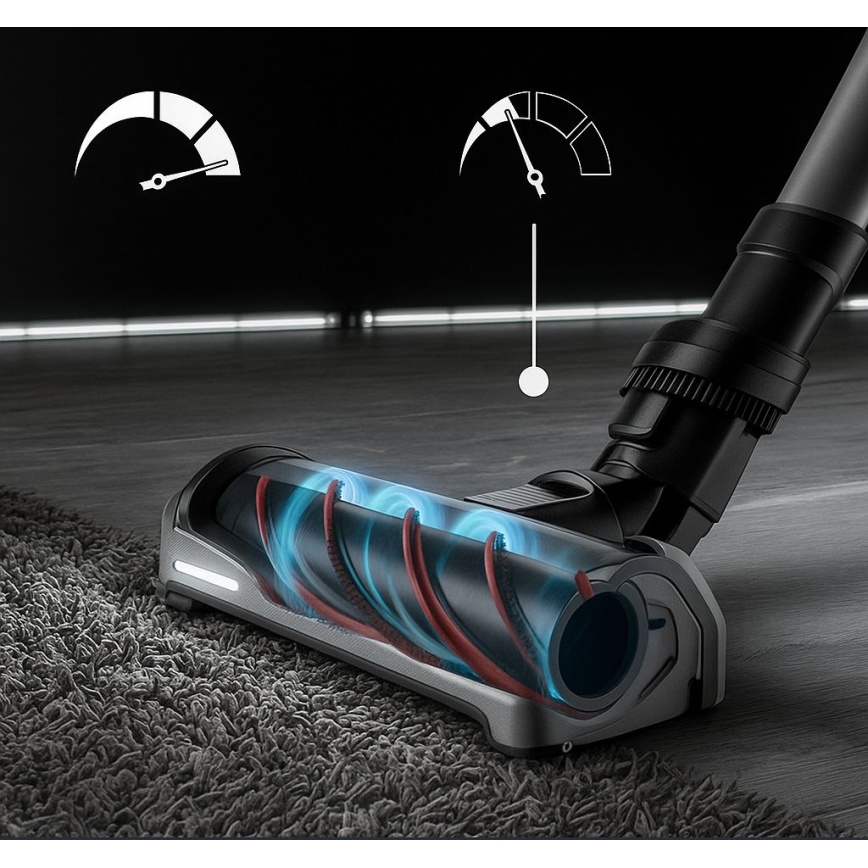 Rowenta - Putekļu sūcējs ar mopu X-FORCE FLEX ANIMAL AQUA AUTO 3in1 480W/32,4V 2500 mAh zila