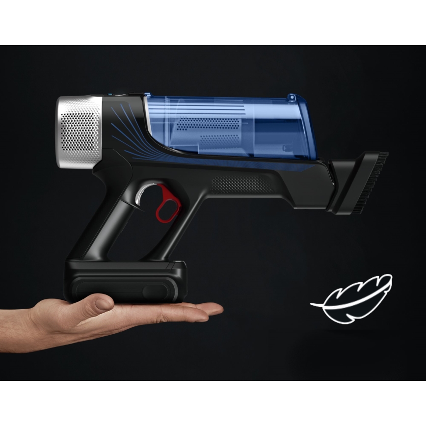 Rowenta - Putekļu sūcējs ar mopu X-FORCE FLEX ANIMAL AQUA AUTO 4in1 250W/25,2V 2500 mAh melna/zila