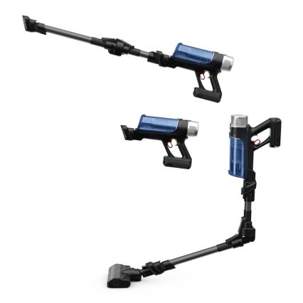 Rowenta - Putekļu sūcējs ar mopu X-FORCE FLEX ANIMAL AQUA AUTO 4in1 250W/25,2V 2500 mAh melna/zila