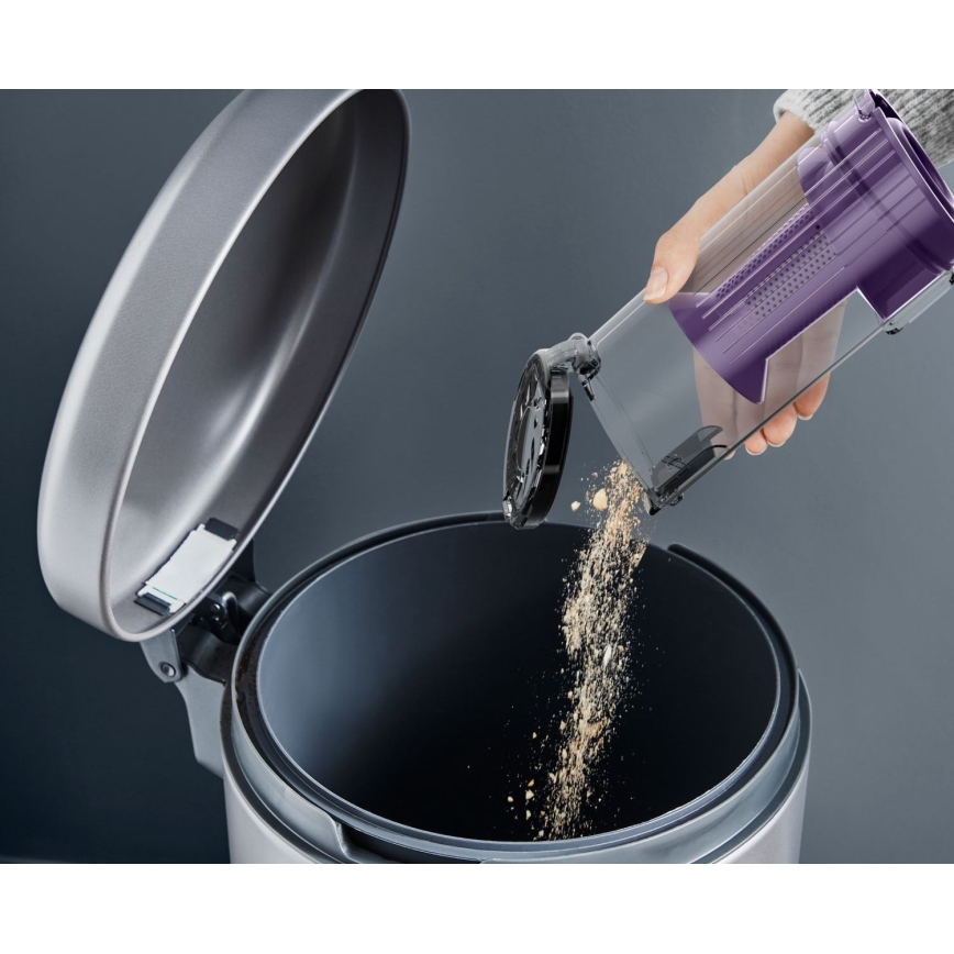 Rowenta - Putekļu sūcējs X-PERT 2in1 140W/18V 2500 mAh violeta