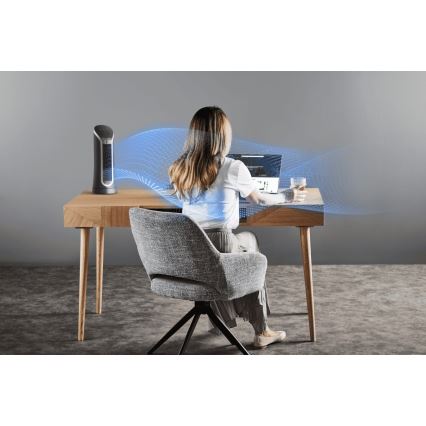 Rowenta - Stāvošais ventilators EOLE COMPACT 30W/230V melns
