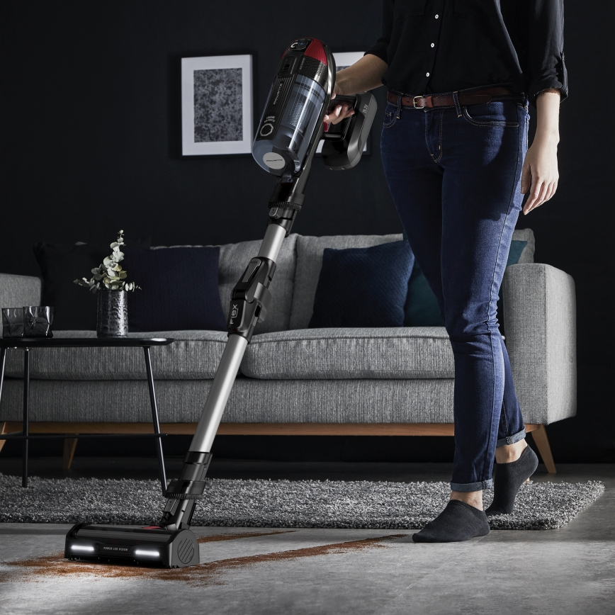 Rowenta - Stieņa tipa putekļsūcējs 2v1 X-FORCE FLEX ANIMAL CARE 320W/25,2V melns 2000 mAh