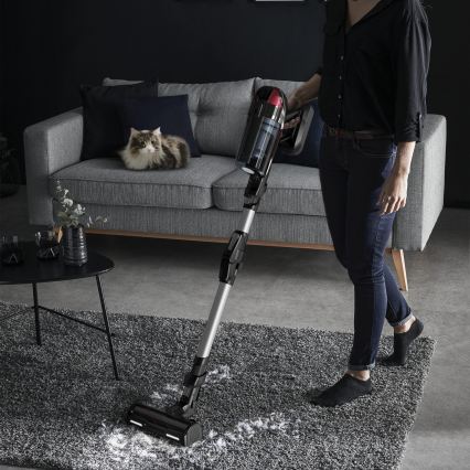 Rowenta - Stieņa tipa putekļsūcējs 2v1 X-FORCE FLEX ANIMAL CARE 320W/25,2V melns 2000 mAh