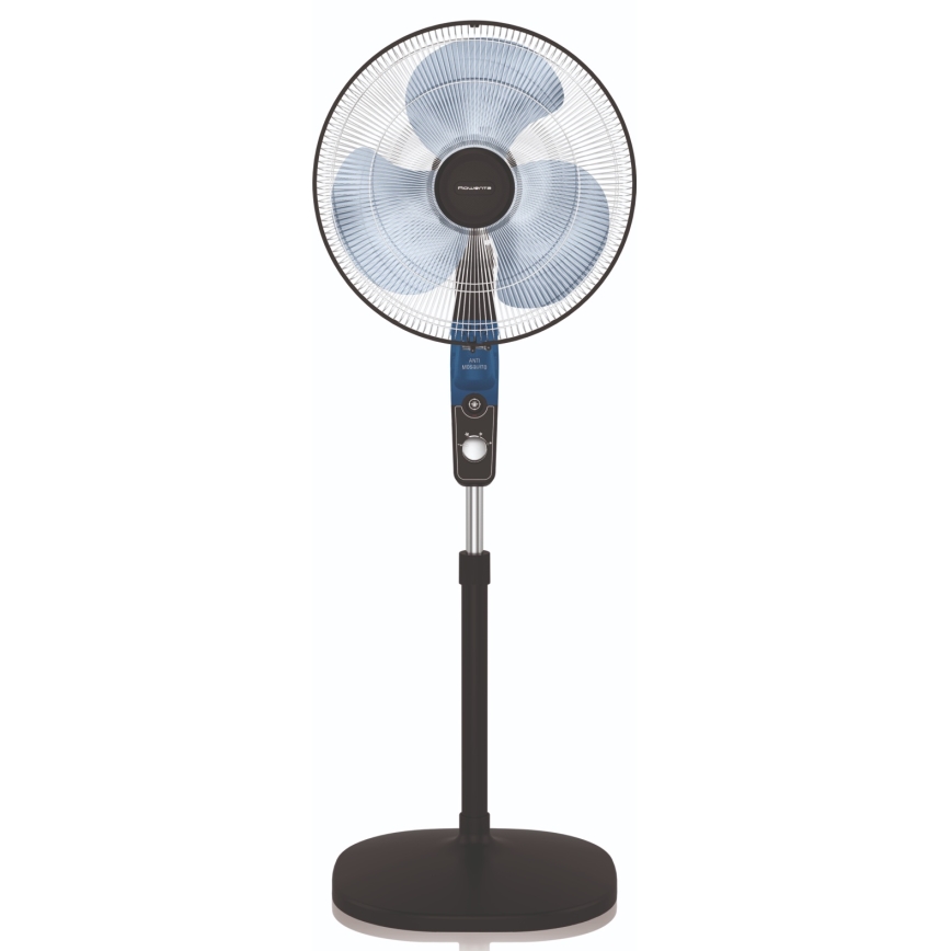 Rowenta - Ventilators uz statīva ar pretodu atbaidītāju ESSENTIAL+ 60W/230V 130 cm melns