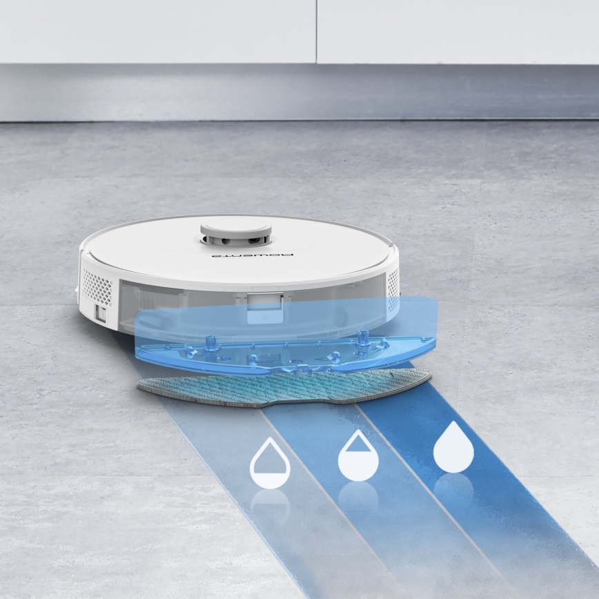 Rowenta - Viedais robota putekļu sūcējs ar mop X-PLORER S70+ Animal Wi-Fi balta