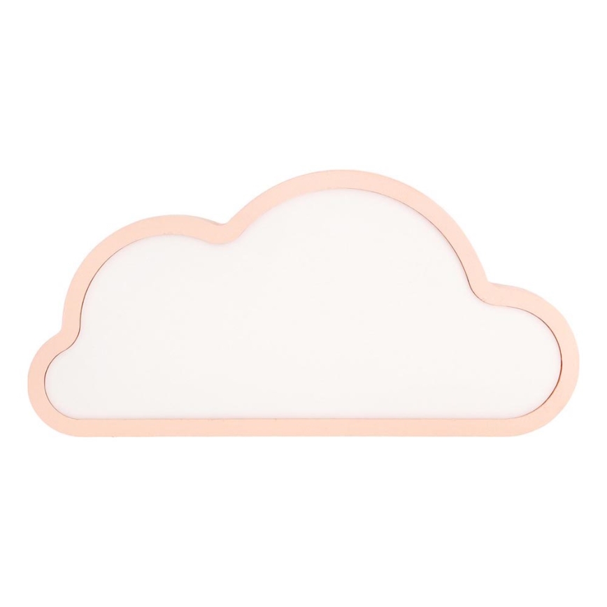 Rozā bērnu galda lampa CLOUD LED/11W/230V
