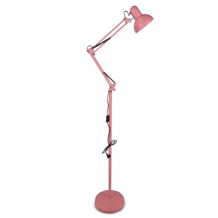 Rozā grīdas lampa 1xE27/40W/230V