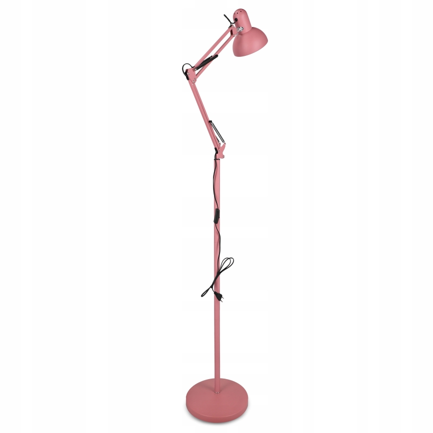 Rozā grīdas lampa 1xE27/40W/230V