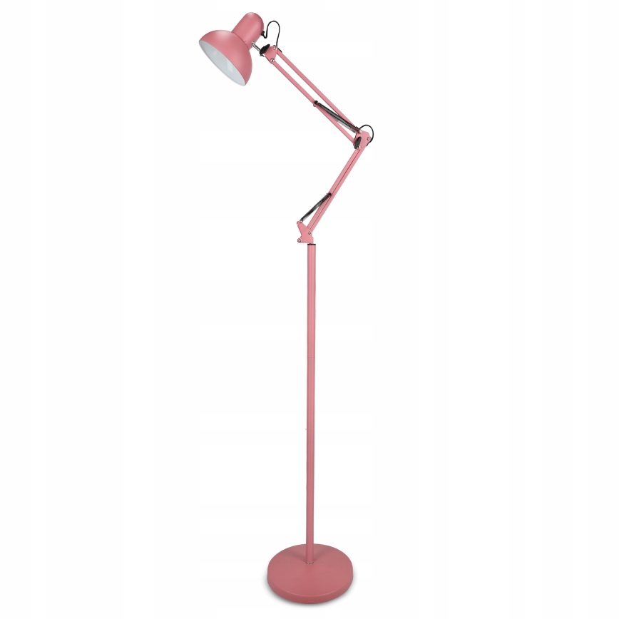 Rozā grīdas lampa 1xE27/40W/230V