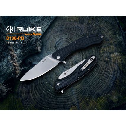 Ruike RUD198PB - Saliekams kabatas nazis 23,1 cm melna