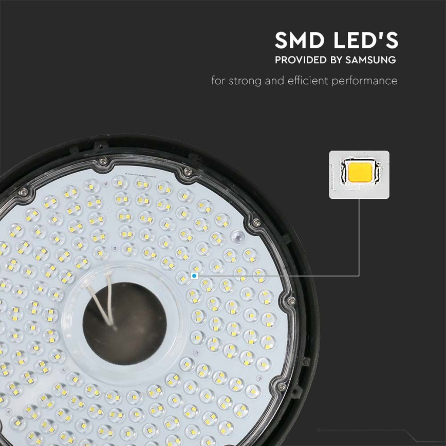 Rūpniecības High Bay LED gaismeklis/100W/230V 4000K IP65