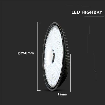 Rūpniecības High Bay LED gaismeklis/100W/230V 4000K IP65