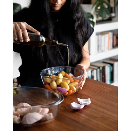 Sacepuma trauks ar vāku PYREX 3 l