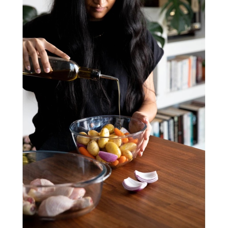 Sacepuma trauks ar vāku PYREX 3 l