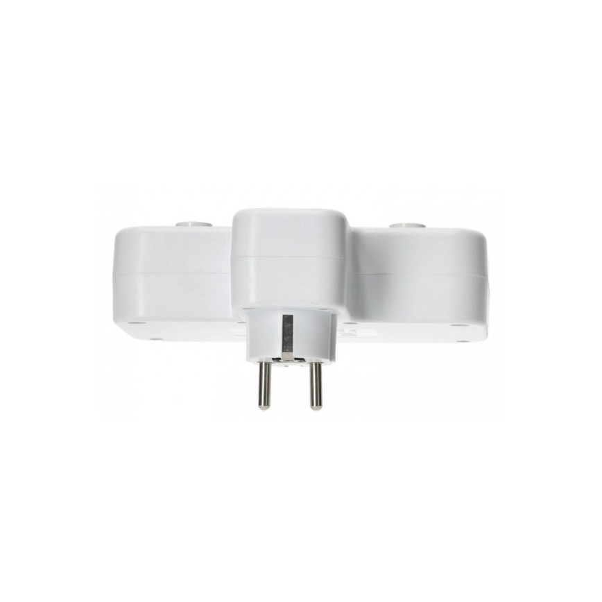 Strāvas sadalītājs ar slēdzi un LED apgaismojumu LINEA PRO 2Z + 3xUSB A/C SCHUKO 4000K balts