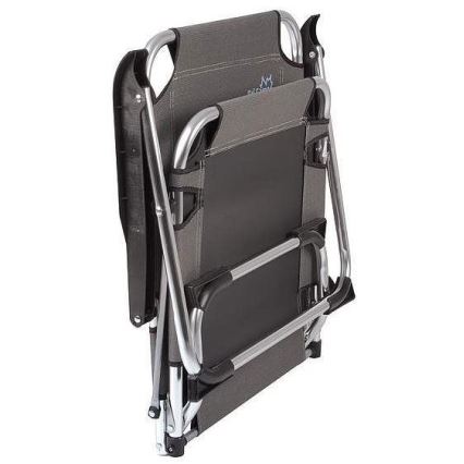 Saliekamais kempinga krēsls, pelēks