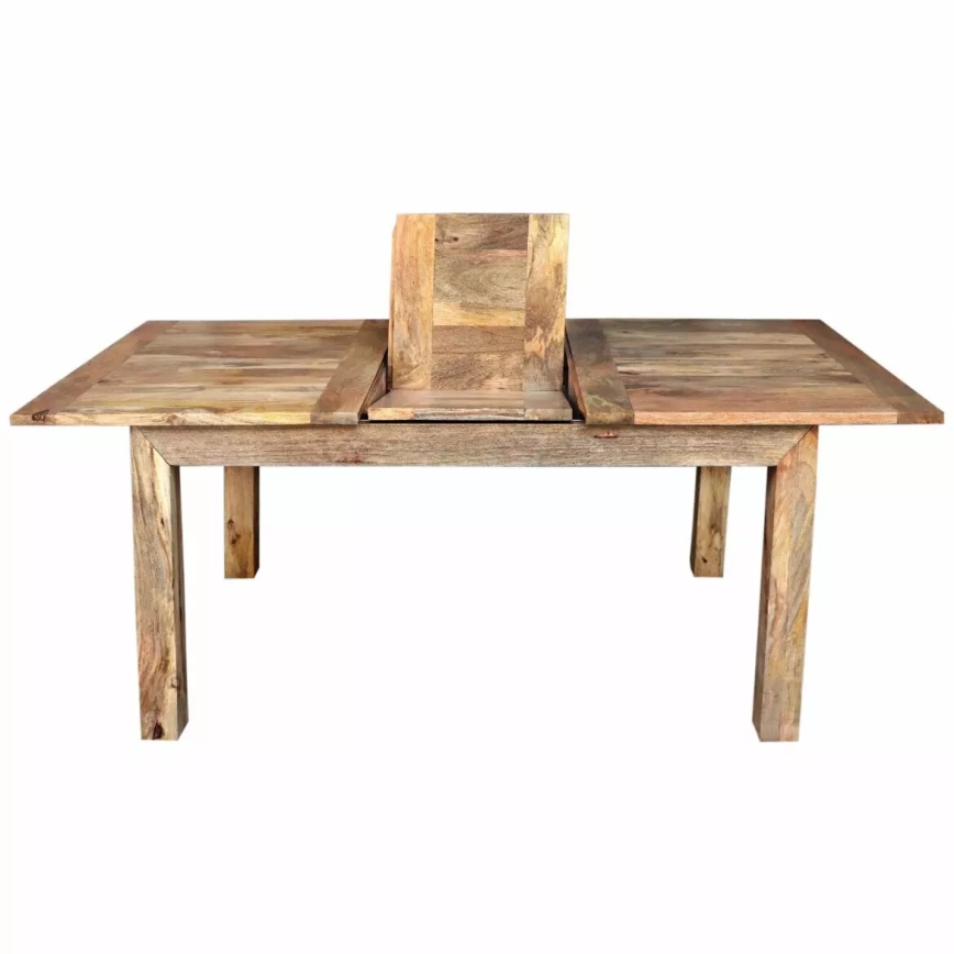 Saliekams ēdamgalds HINA 180x90 cm masīvkoks/mango koks