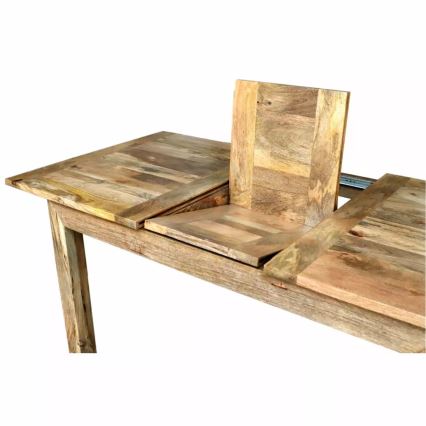 Saliekams ēdamgalds HINA 180x90 cm masīvkoks/mango koks