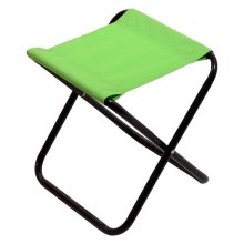Saliekams kempinga krēsls zaļš/melns