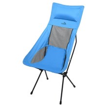 Saliekams kempinga krēsls zila 105 cm