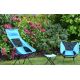Saliekams kempinga krēsls zila 63 cm