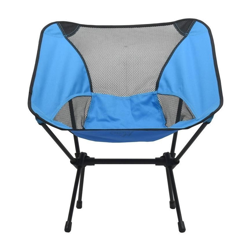Saliekams kempinga krēsls zila 63 cm