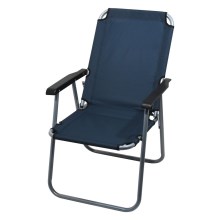 Saliekams kempinga krēsls zils