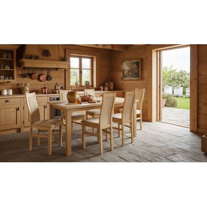 Izvelkams ēdamgalds LIAM Sonoma ozols