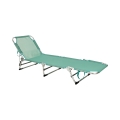 Saliekams regulējams šezlongs SUNO 56x190 cm tirkīzzils