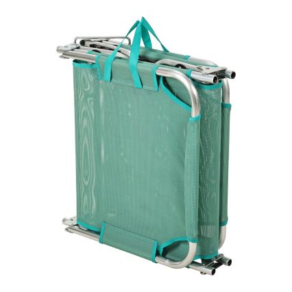 Saliekams regulējams šezlongs SUNO 56x190 cm tirkīzzils