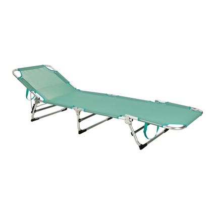 Saliekams regulējams šezlongs SUNO 56x190 cm tirkīzzils