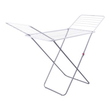 Saliekams veļas žāvētāja statīvs TORO 180x93 cm balta
