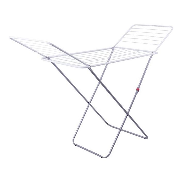 Saliekams veļas žāvētāja statīvs TORO 180x93 cm balta