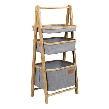 Salokāms plaukts ar groziņiem 45x99x35 cm