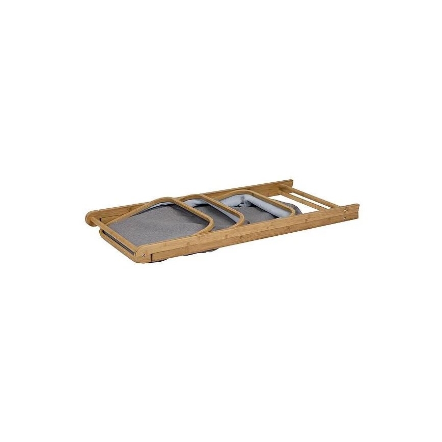 Salokāms plaukts ar groziņiem 45x99x35 cm
