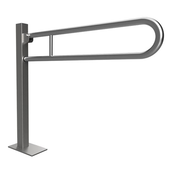 Salokāms turētājs 15,3x87 cm, no nerūsējošā tērauda / sudraba krāsā